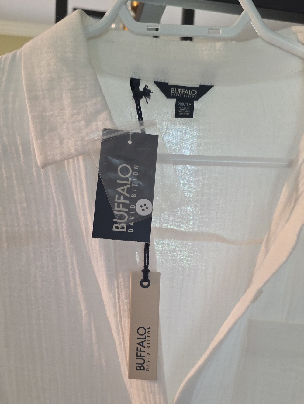 New BUFFALO cotton breezy swim beach coverup Xs - Picture 2 of 7